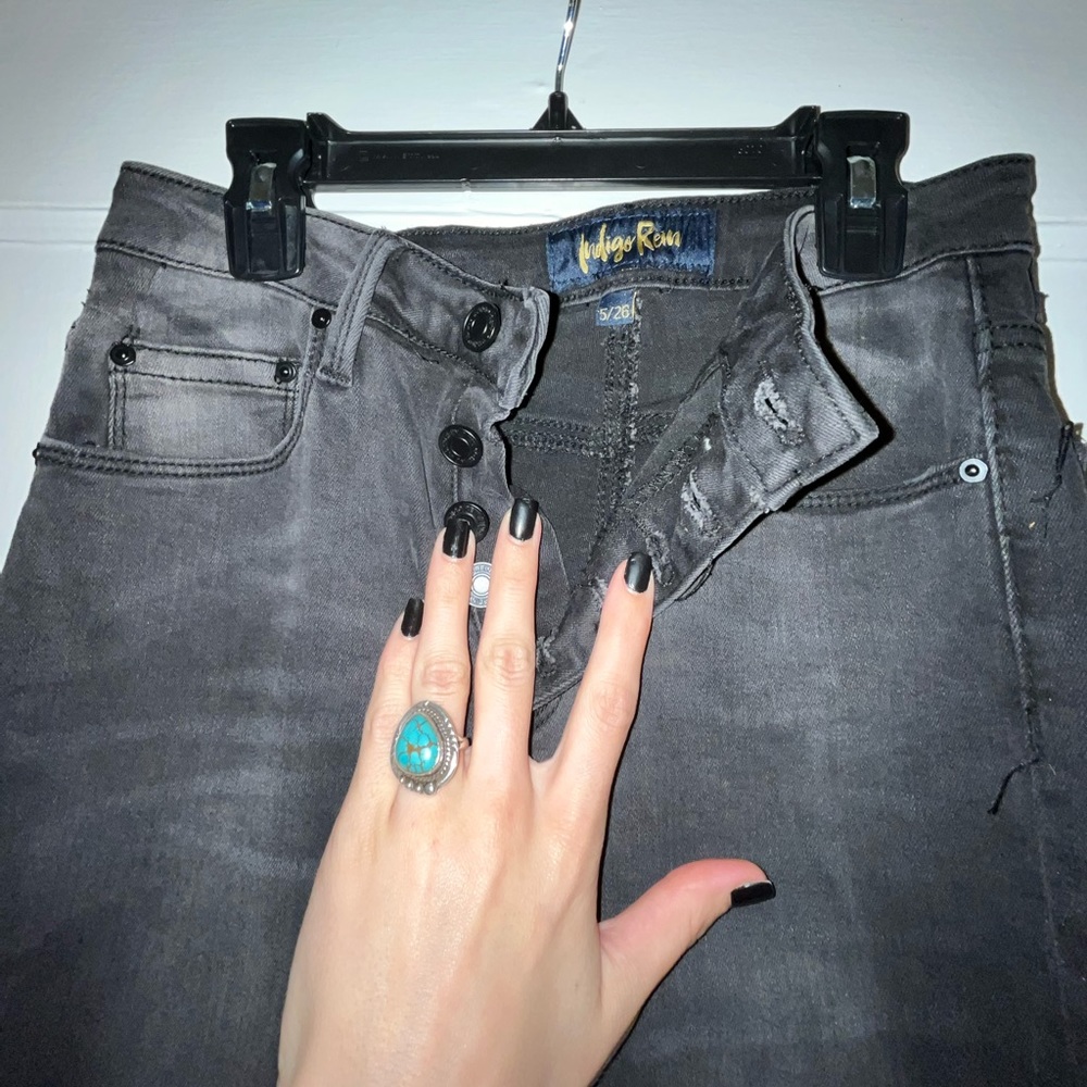 Indigo Rein black skinny jeans